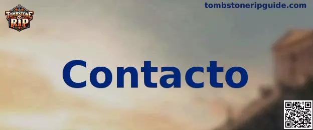 Imagen de la sección de contacto de Tombstone RIP